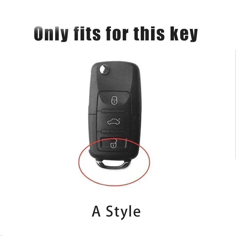 Intelligente Autoschlüsselhülle für VW Volkswagen Polo Tiguan Passat B5 B6 B7 Golf 4 5 6 MK6 Jetta Lavida Für Skoda Octavia Zubehör