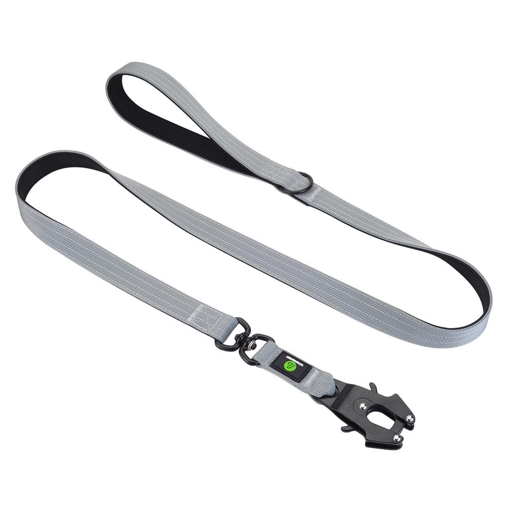 Leash Tactical Dog Collar, Military Adjustable Durable Training Nylon Shepard Metal Buckle Pet Large Dog Harness Set Pet Dog