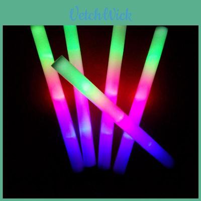 Large Foam Stick Glow Sticks Pack Of 3 Multicolor Party Lights For Concerts And Events