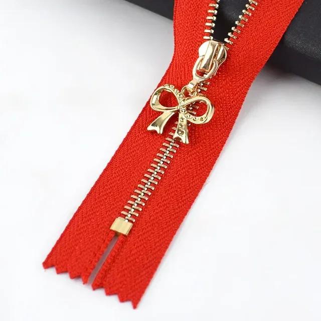 5Pcs Meetee 3# 15-30cm Metal Zippers Bags Closed End Auto Lock Zipper for Clothes Repair Kit DIY Sewing Material Accessories