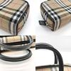 Used BURBERRY Nova CheckPouch canvas Women