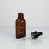 Tropfflaschen mit Skala 5ml-100ml Reagenz Augentropfen Braunglas Reise Aromatherapie Flüssigkeit Pipettenflasche Nachfüllbare Flaschen