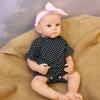 46CM Ganzkörper Neugeborene Bettie Baby Mädchen Reborn Puppe Weicher Kuschelkörper Lebensecht Weiche Haptik 3D Haut mit sichtbaren Adern Kunstpuppe
