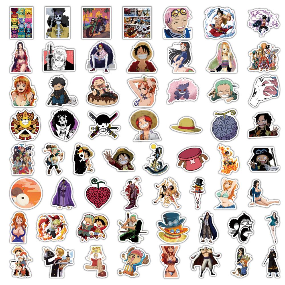 10/30/50pcs Classic Anime ONE PIECE Stickers Luffy Zoro Cool Graffiti Sticker DIY Motorcycle Notebook Cartoon Waterproof Decals