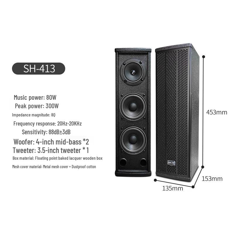 SAST SH-413 Passive Wall-Mounted Speakers