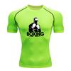 Men's Compression Boxing Graphic Workout T-Shirt, Quick Dry