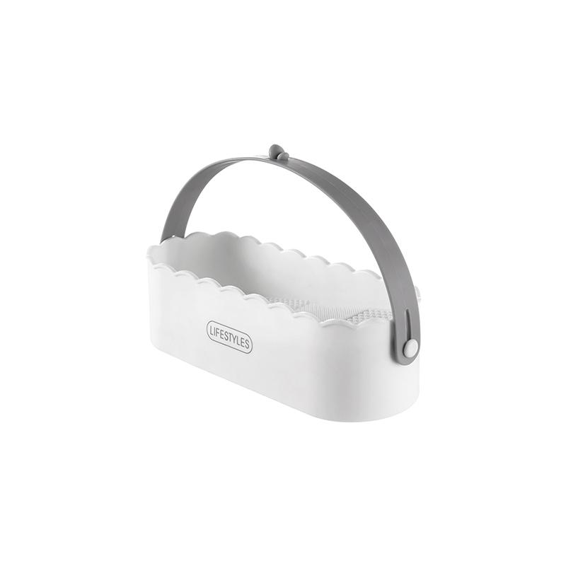 

Multifunctional Brush Washing Box with Integrated Cleaning and Drying Silicone Cleaning DOESN T Damage the Bristles белый