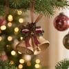 Luxury 3D Retro Resin Christmas Tree Ornaments: Old Man Bell Pendant with Gift Bag