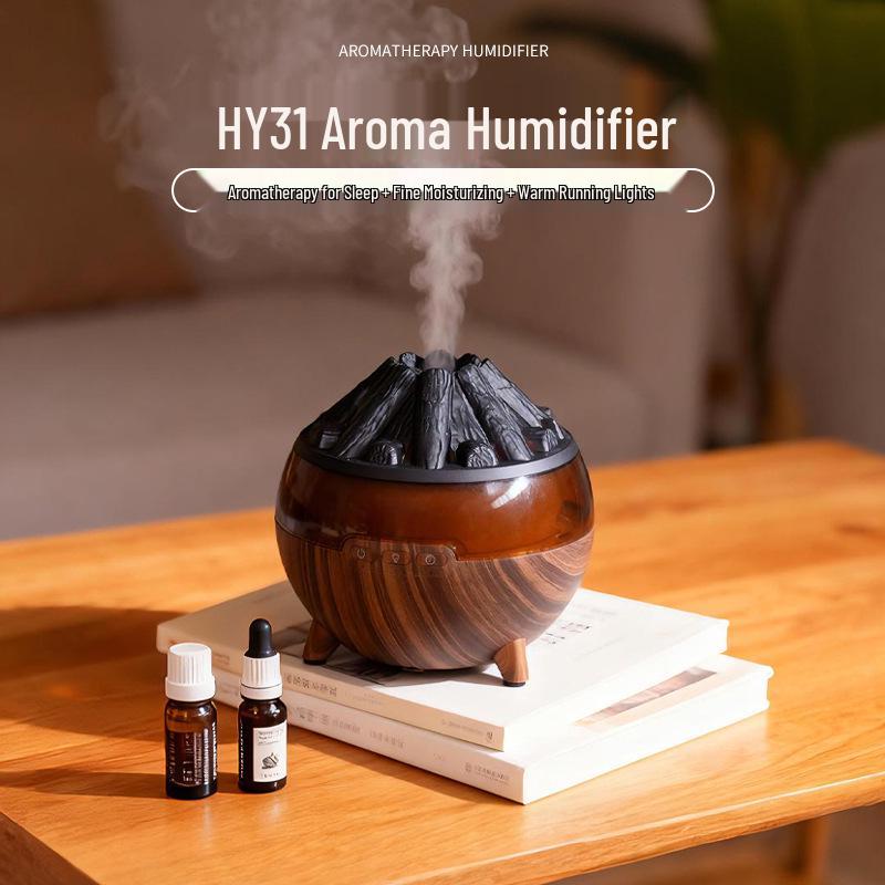 

Cross-border Carbon Wood Aroma Diffuser: Remote-Controlled Charcoal Lamp & Air Humidifier Australia Standard