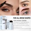 Powder Stamp Eyebrow Stamp Kit Gel Eye Brow Kit Waterproof Reusable Eyebrow Pen Brushes Natural Hairline