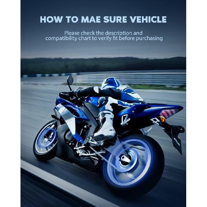 ECCPP Front+Rear Brake Pads Fits for Honda FourTrax 300 Sportrax 400 TRX400X for Yamaha Raptor 350 Raptor 660R FA84