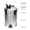 16W Aquariumfilter Reiniger Sterilisator Lampe Licht Fischbecken Wasserpumpe Biochemischer Schwamm Bio-Schwamm Externer Behälter