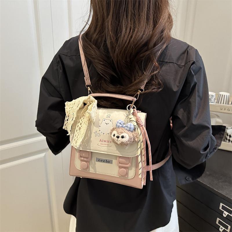 Linda mochila nova de verão, mochila universitária, mochila escolar para estudantes, bolsa de ombro mensageiro para deslocamento