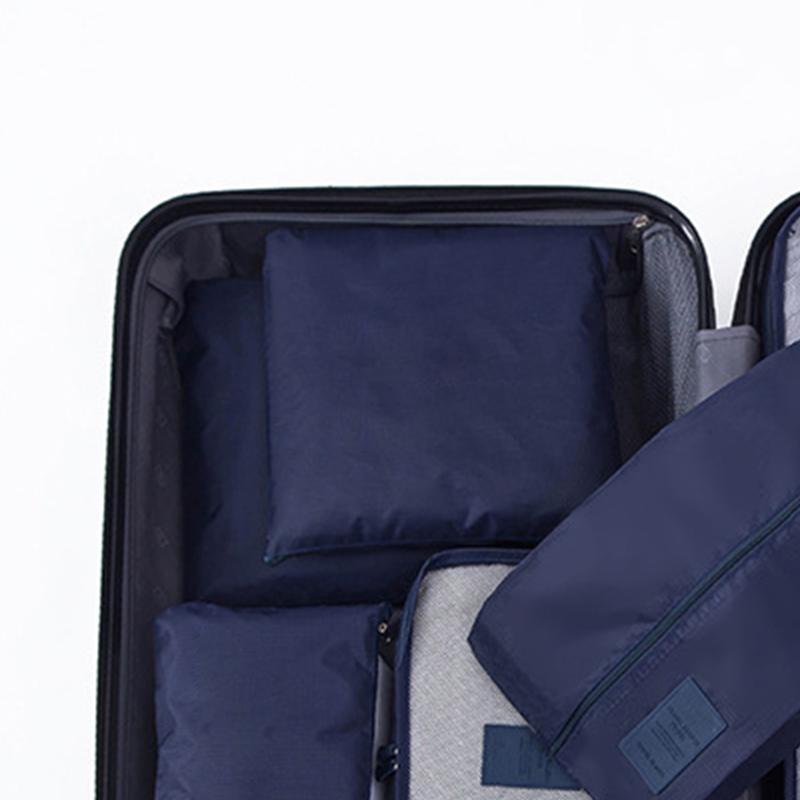 

7 комплектов упаковочных кубов водонепроницаемые грязеотталкивающие органайзеры для упаковки багажа из ткани Оксфорд для путешествий