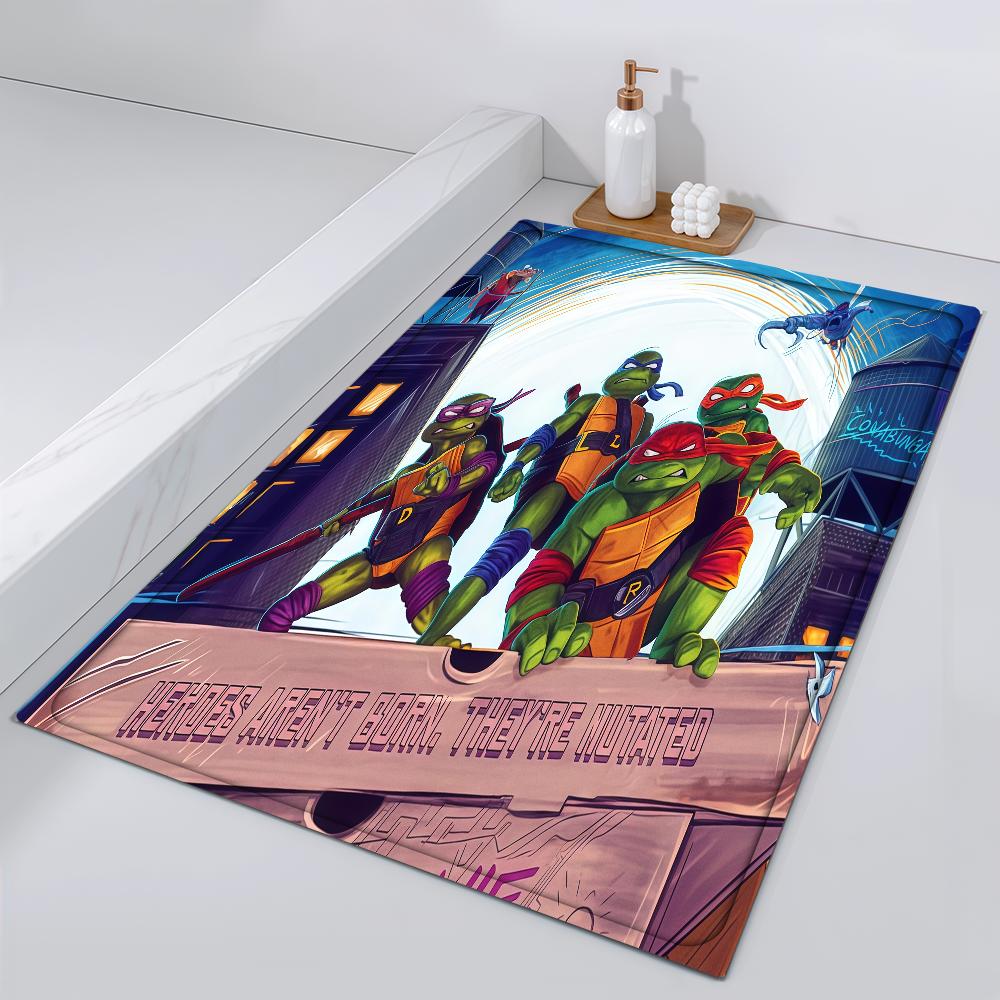 Mutant T-Teenage Door Superhero Mat Bedside Entrance Bath Floor Decoration Corridor Door Mat Carpet Living Room Balcony