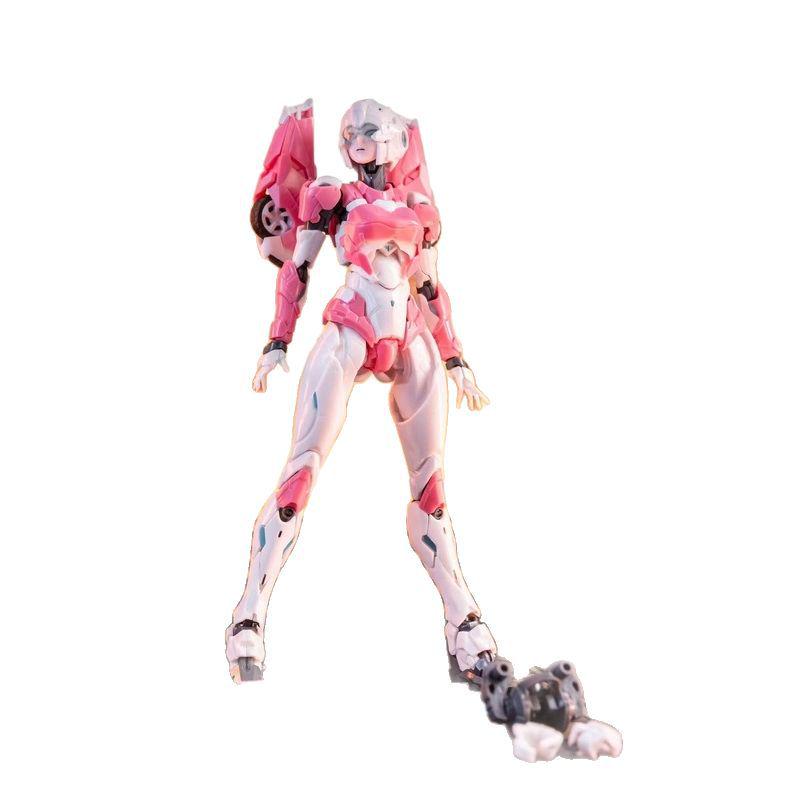 New Meili Wuxian M-Brand 66336 Arcee Children's Mecha Action Figure with Two Matte Faces
