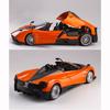 1:Pagani Huayra Roadster-Automodell im Maßstab 24, Spielzeug für Jungen im Alter von 3–12 Jahren, zurückziehbare Fahrzeuge mit leichten Türen und zu öffnender Motorhaube