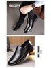Men's Spring/Summer Hollow Leather Slip-On Shoes - Business Casual & Formal, Ideal for Middle-Aged and Elderly Dads