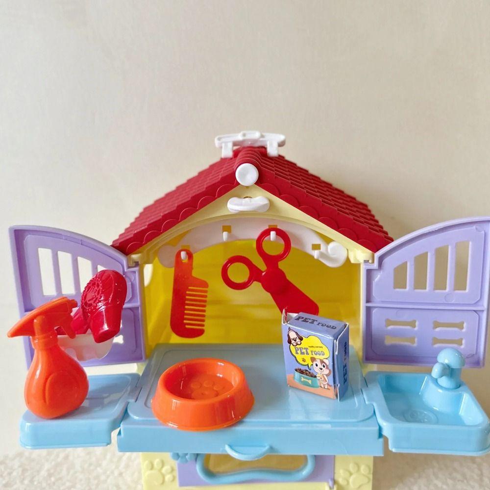 Puppy Cat Scene Playing Toys Merchant Pretend Toys Children's Toys Play House Toy  Party Supplies