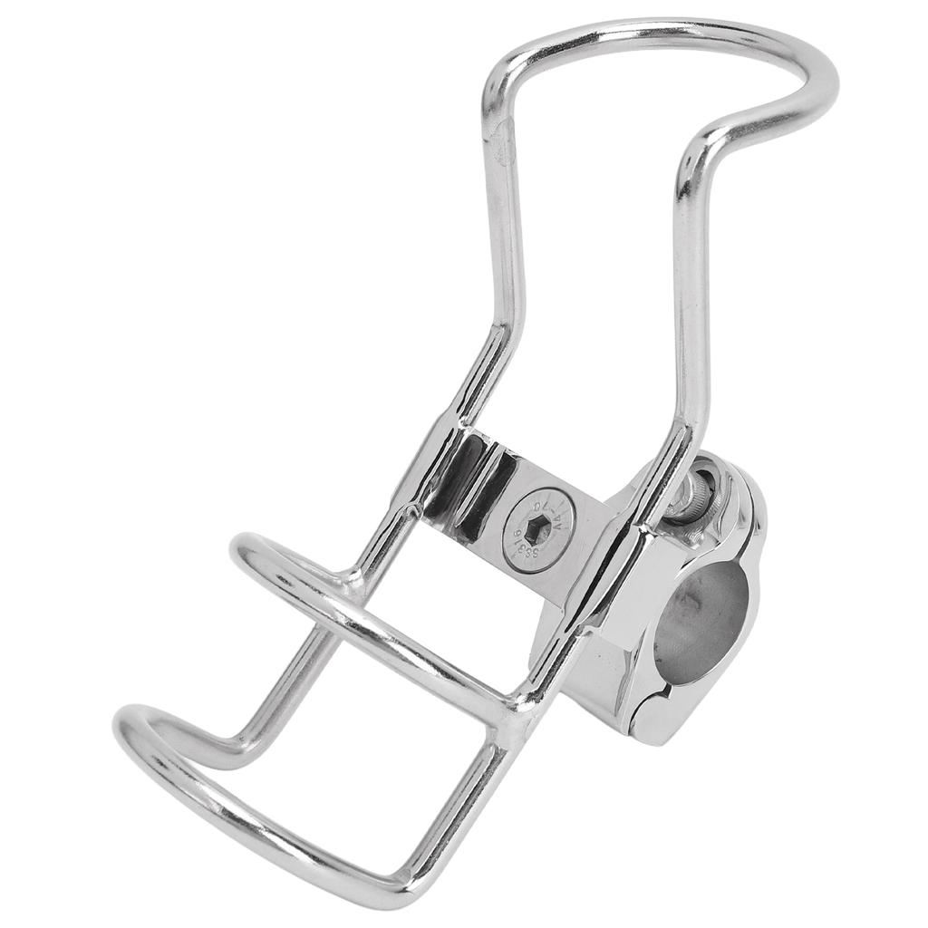 Boat Fishing Rod Holder Clamp 316 Stainless Steel Multifunctional Portable Fishing Pole Bracket Holder for Dock Pontoon