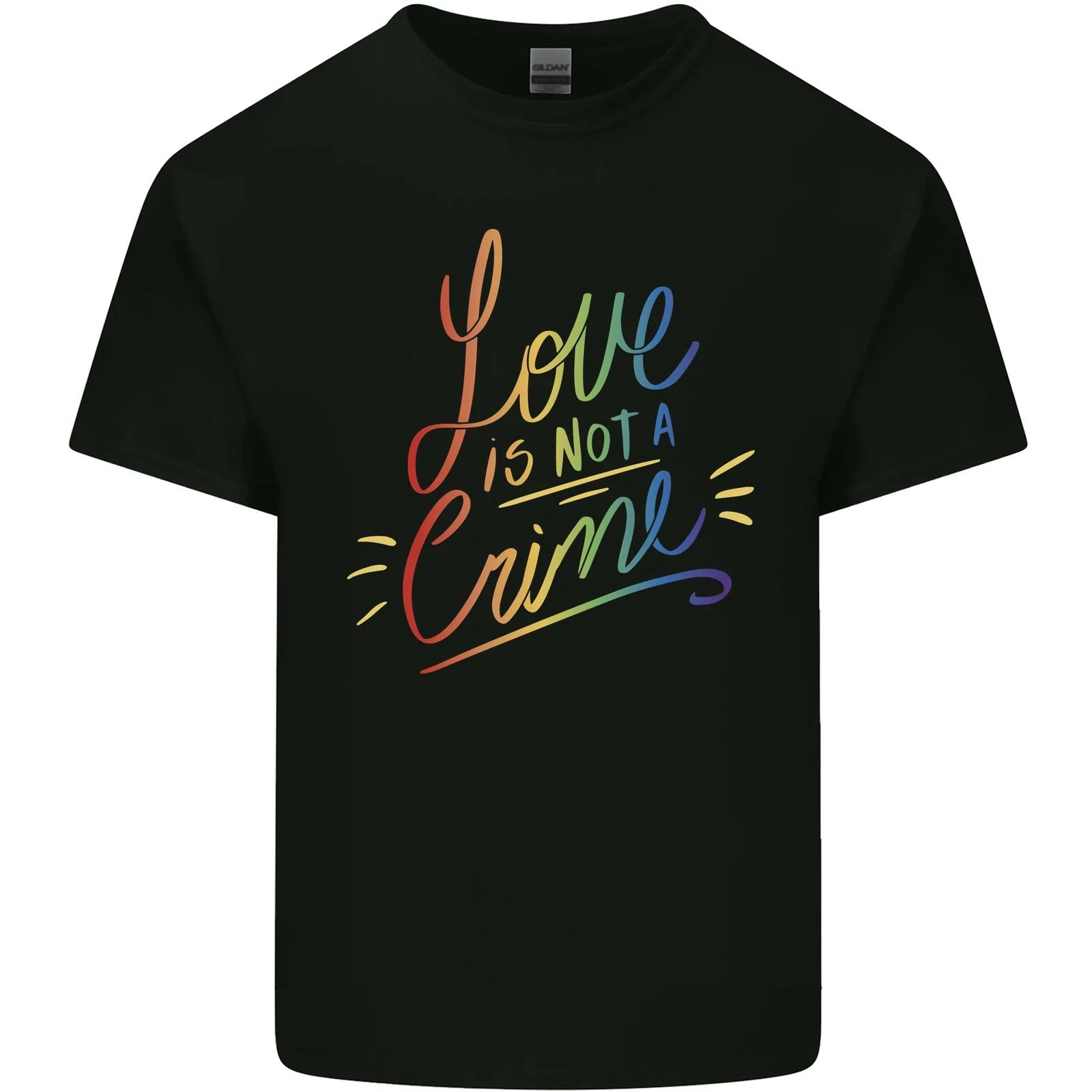 

Love is Not a Crime LGBT Gay Awareness Kids T-Shirt Childrens XL