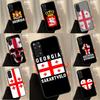 Georgia Flag Case For Xiaomi Redmi Note 10 11 8 9 12 Pro Redmi Note 12S 11S 10S 9S 9C 10C 10A 12C Coque