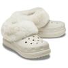 Crocs Furever Runde Zehenpartie Dicke Sohle Bequeme Warme Clogs Herrenschuhe Weiß 208446-0IK