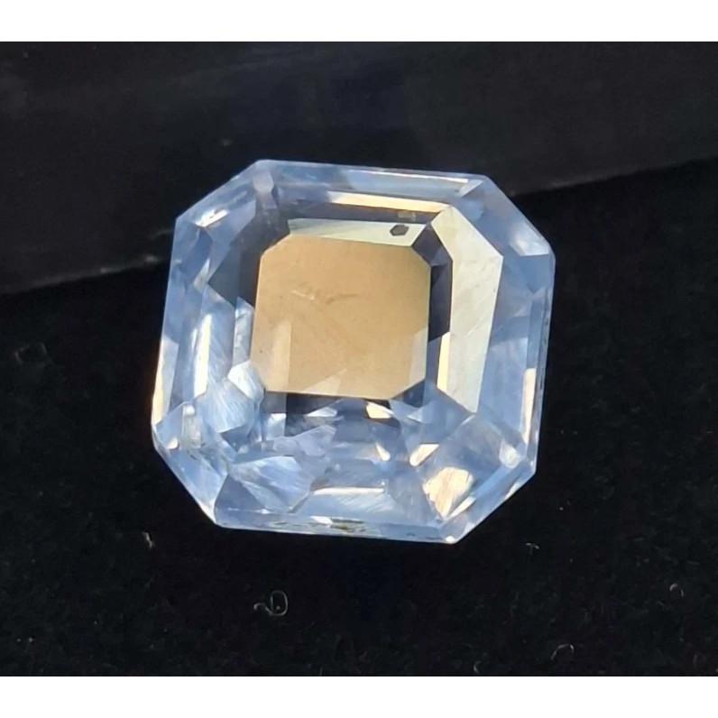 Natural Blue Aquamarine 4-6 Ct Asscher Cut Certified Beautiful Loose Gemstone