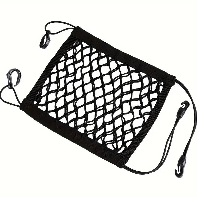

Motorcycle Cargo Net – Scooter Mesh Storage Bag with Hooks for Bike Luggage (Durable Mesh Net) чёрный