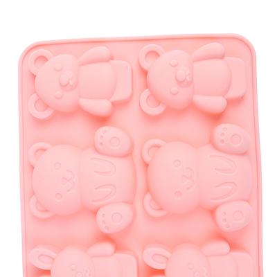 Bear Silicone Mold Cute Cartoon Animal Chocolate Cake Baking Mould