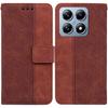 For Xiaomi 14T Pro Case Geometry Pattern Leather Wallet Phone Cover with Wrist Strap