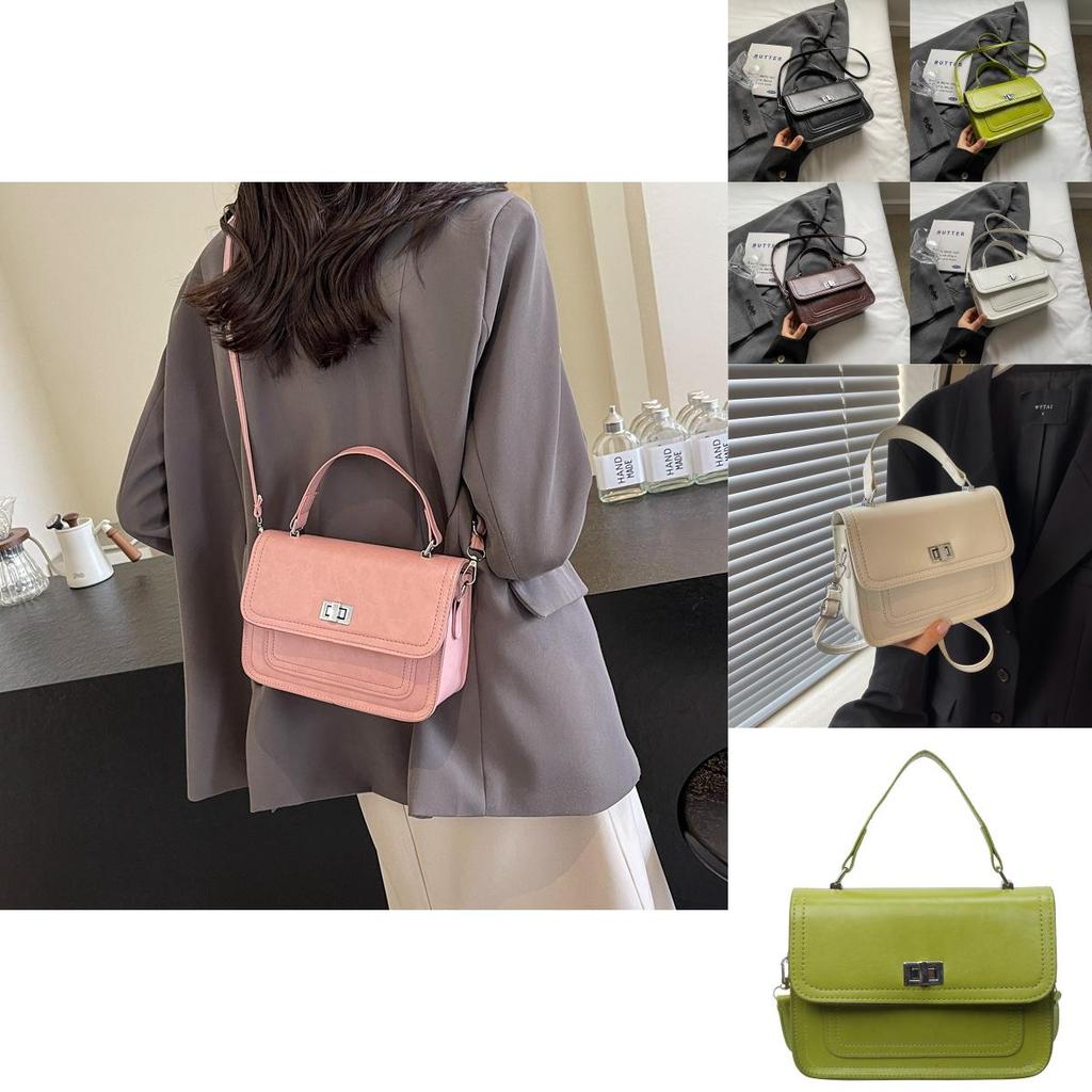 Stylish Retro Minimalist Shoulder Bag For Women 2024 Trendy Small Square Bag