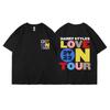 Harry Styles Love On Tour Summer Men's 100%  T-shirt Short Sleeve Y2K Hip-Hop Street Casual Fashion Men's Wear