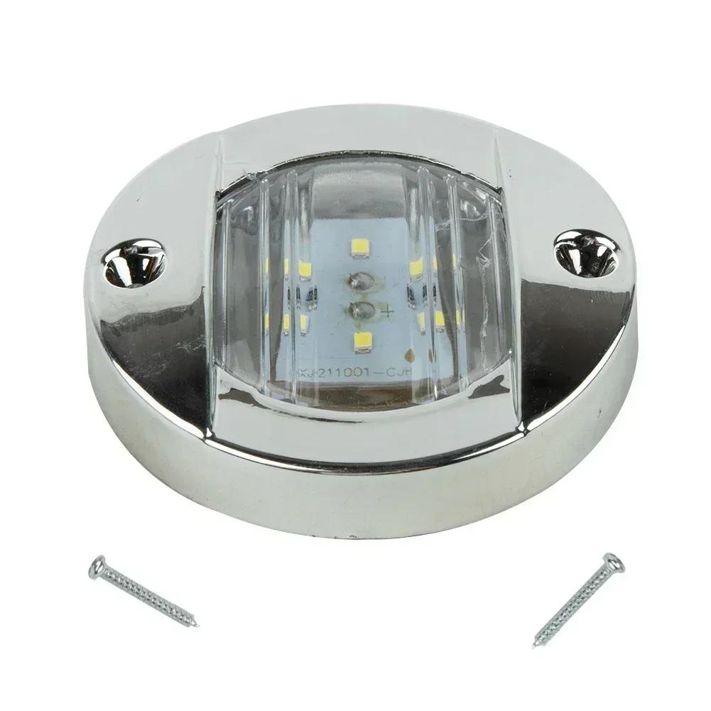 6LED Boat Indoor Chamber Light 12V Circular Yacht Light White Round Marine Boat LED Cabin Deck Courtesy Light Waterproof
