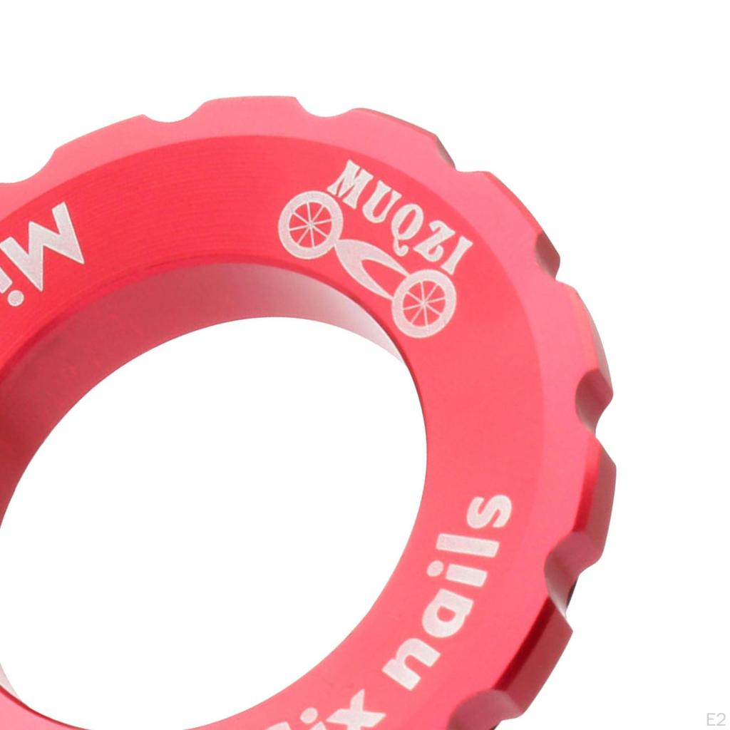 Brake Disc Central Locking 6- Rotor Adapter, Compatible with 9/12 / 15mm Thru Axle