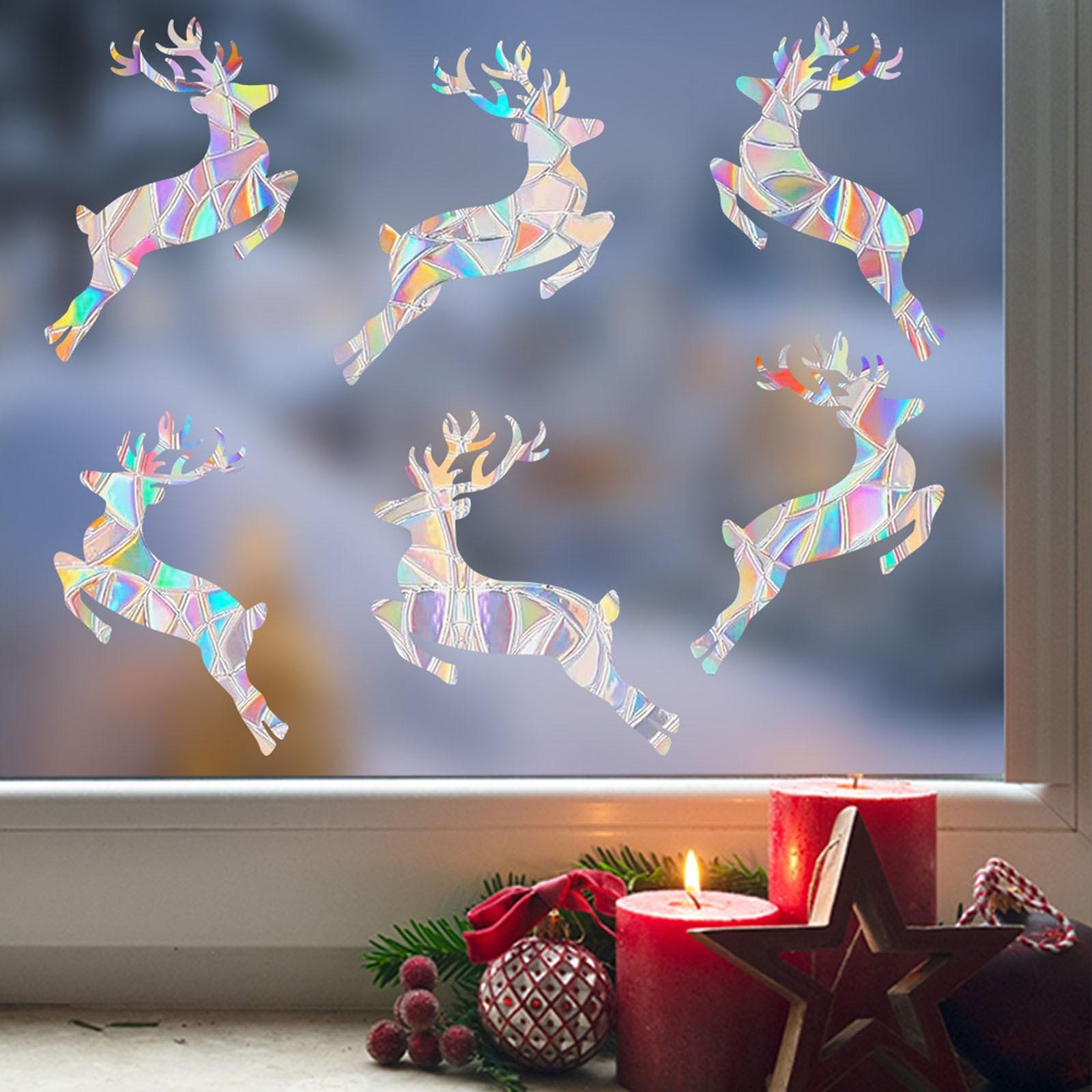 

Наклейки проти зіткнень Птахи від зіткнень з вікнами, Багаторазова наклейка на вікно One Size