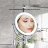 Oeny 5X Magnifying Wall-Mounted Folding Makeup Mirror with Light
