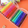 Zeichenstifte 12 Helle Farben Tragbar Breite Anwendung Kreativität anregen Wasserfarbstift zum Ausmalen Basteln DIY