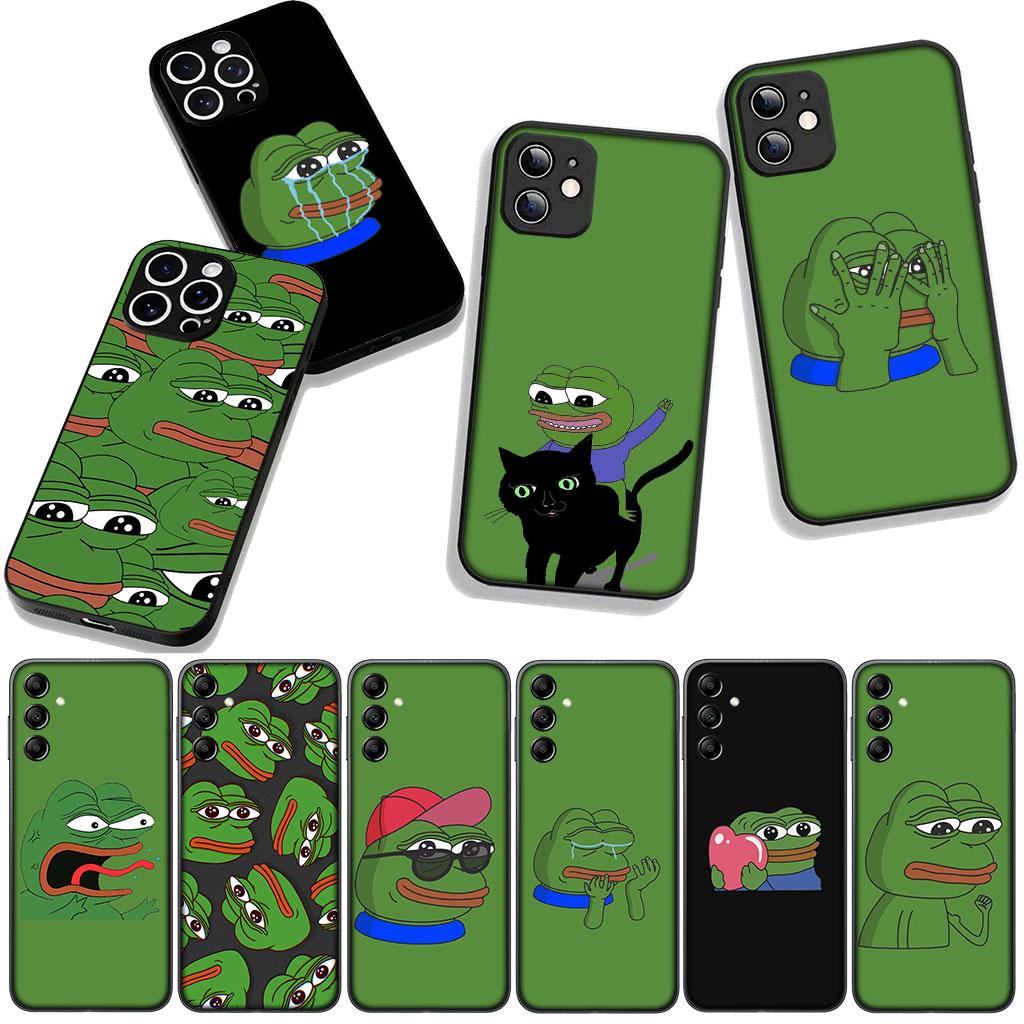 Cover for Xiaomi Poco F7 F6 F8 Ultra F5 X7 X6 X5 X3 NFC M7 M6 Pro C85 C75 C65 C71 C61 Phone Case Animal Sad Frogs Pepes Funny