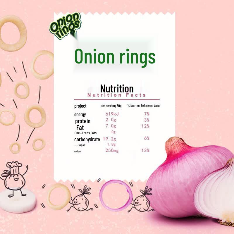 Oishi Onion Rings Puffed Snack