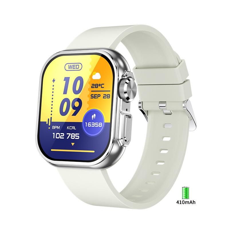 

Popular smart watch blood oxygen blood pressure health monitoring sports watch Bluetooth call information receiving watch серебряный