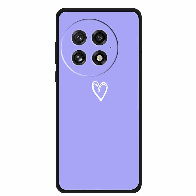 For OnePlus 13 5G Case Colorful Splicing Cartoon Soft Silicone Black Cover For OnePlus 13R 5G Fashion Capa 1+13 Protective Funda