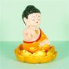 Decorative Solar Shaking Head Toys Handcrafts Desktop Buddha Statue  Ornaments