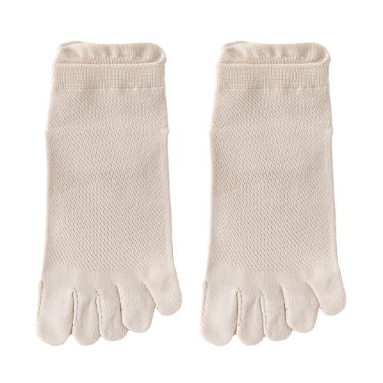 Five Toe Socks for Men Women Low Cut No Show Cotton Socks Athletic Running Ankle Socks for Yoga Sports