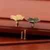 Brasses Flower Cabinet Pattern Knob Kitchen Cabinet Door Handle For Elegant Furniture Hardware Suitable For Humid Environment