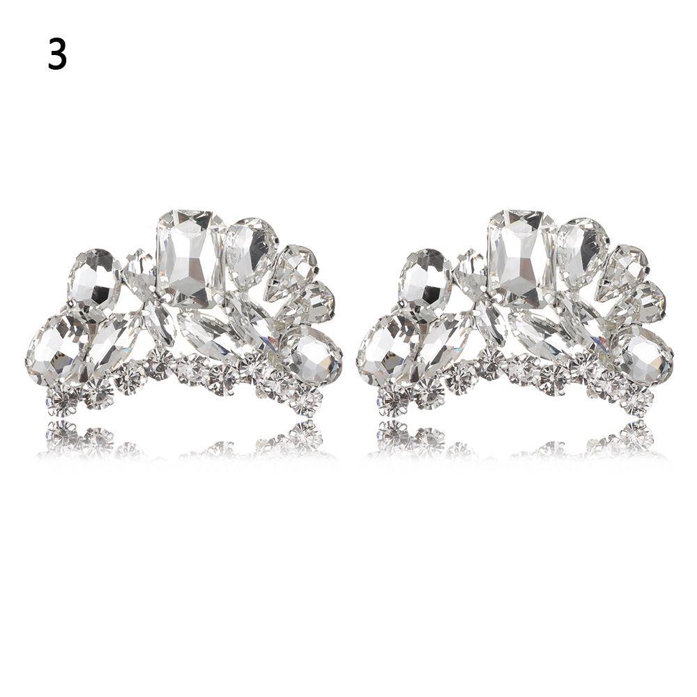 2PCS Shoe Accessories Pearl Brooch Shoe Clip Wedding Shoe Decorations Charm Buckle Shiny Decorative Clips