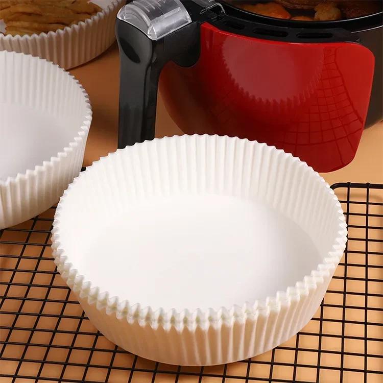 Oil-proof and Oil-absorbing Paper for Air Fryer Baking, Household Barbecue Plate, Food Oven, Kitchen Pan Pad