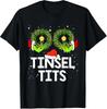 Jingle Balls Tinsel Tits Matching Couple Chestnuts T-Shirt