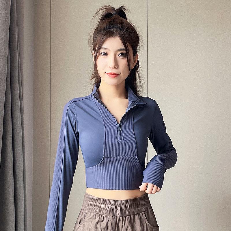 2024 Damen Schnelltrocknendes Freizeit-Sportbekleidungsset: Morgenlauf- & Yoga-Top mit lockeren Cargohosen