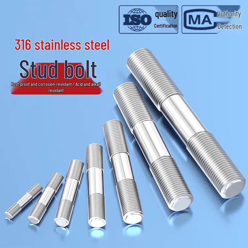 

316 Stainless Steel Double-Ended Threaded Stud